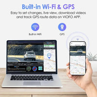 VIOFO A129 Plus Duo 2K Dash Cam with WiFi & GPS – Front & Rear Car Camera