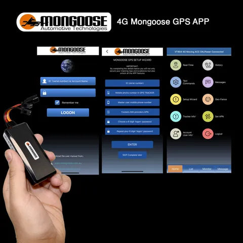 Mongoose VT-4G GPS Vehicle Tracker | Real-Time Location & Security Monitoring
