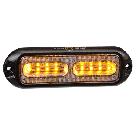 NARVA - 12/24V 8 Led Slim W/Light (A) Amber 85221A