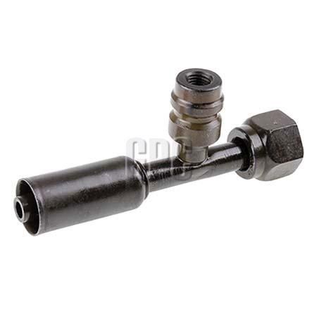 Atco Steel Fitting # 6 FOR - Reduced Beadlock #6 Straight With R134a Port SRX1301-3
