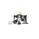 ALL CRASH Radiator Fan Assembly GSB-34100