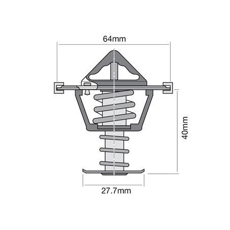 Tridon Thermostat 64mm - 85 Degrees C TT665-185