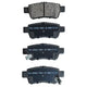 RDA BRAKES RDA GP Max General Purpose Low Metallic Brake Pad Set RDB1721