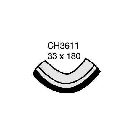 MACKAY BOTTOM HOSE - NISSAN NAVARA D22 3.2L 4/97-1999