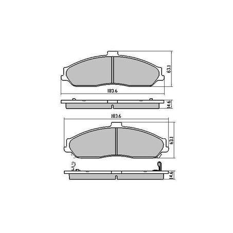 RDA PHANTOM CERAMIC BRAKE PAD SET CHEVROLET FORD HOLDEN HSV RDC2073