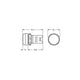 Hella 24V LED Pilot Light Amber Screw on Terminals 271824V