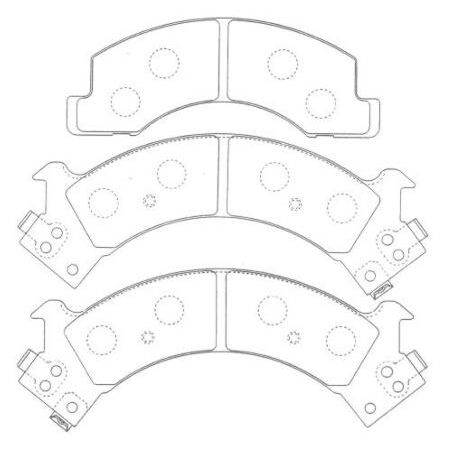XP FRONT DISC BRAKE PADS - ISUZU ELF 84-