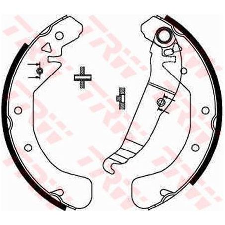 TRW Brake Shoe 228mm x 42mm