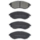 RDA GP MAX LOW METALLIC BRAKE PAD SET DAEWOO HOLDEN HYUNDAI RDB1940