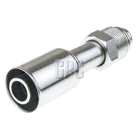 OEX Steel Fitting # 10 MOR - Reduced Beadlock Step Up #12 Straight RSX1407