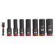 Milwaukee 8 Pc 3/8in Dr Deep Impact Socket Set - SAE 49667024