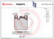 P06087N Prime Ceramic brake pad belongs to Brembo Premium Line