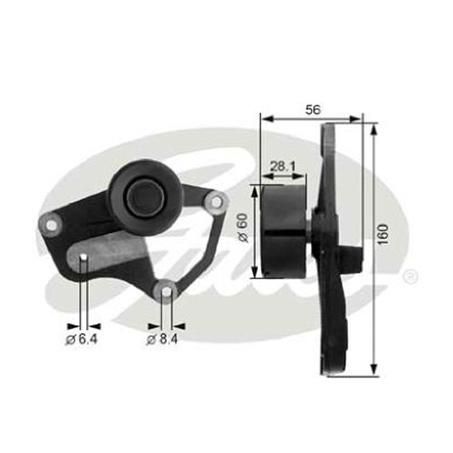 GATES DriveAlign Idler Pulley 36021