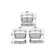 RDA PHANTOM CERAMIC BRAKE PAD SET CHERY J11 LVVDB11B TOYOTA RAV4 RDC1680