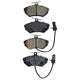 RDA BRAKES RDA GP Max General Purpose Low Metallic Brake Pad Set RDB2286
