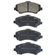 RDA GP MAX LOW METALLIC BRAKE PAD SET CHRYSLER DODGE JEEP RDB2008