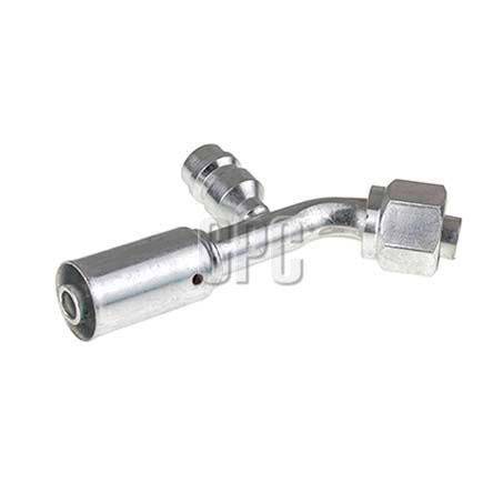 OEX Steel Fitting # 8 FOR - Reduced Beadlock #8 45 With R134a Port