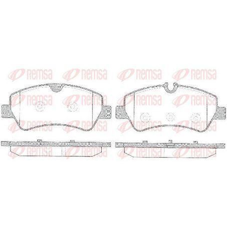 Remsa HPT Brake Pad Set (DB2329) - 1521 00