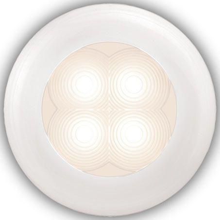 HELLA LED RND SLW/WHT WHT RIM 24V 2XT980501741