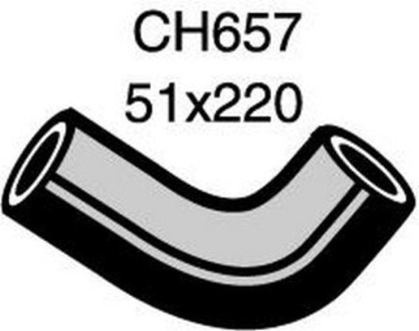 MACKAY RADIATOR HOSE LOWER BEDFORD CH657