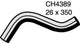MACKAY RADIATOR HOSE UPPER HONDA CH4389