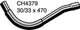 MACKAY RADIATOR HOSE UPPER TOYOTA CH4379
