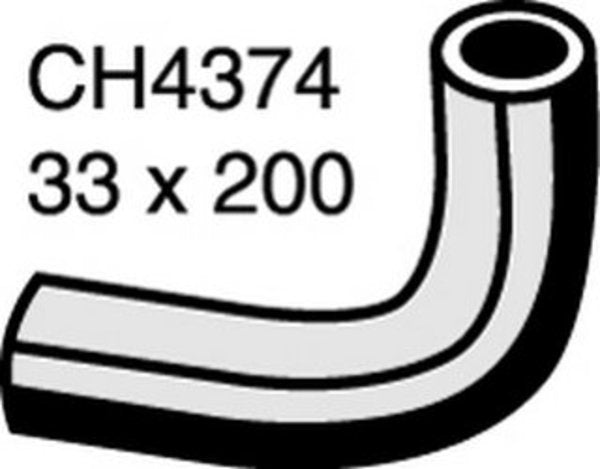 MACKAY RADIATOR HOSE LOWER TOYOTA CH4374