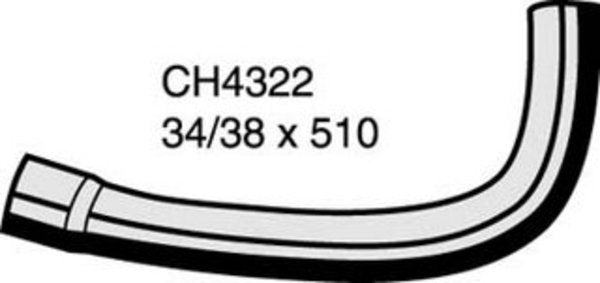 MACKAY Radiator Upper Hose  - TOYOTA HIACE TRH221R - 2.7L I4  PETROL - Man EN