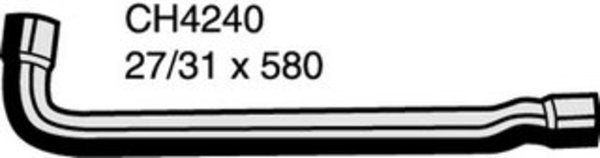 MACKAY RADIATOR HOSE LOWER MINI (ELBOW TO PIPE) CH4240