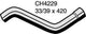 MACKAY BOTTOM HOSE OPEL TIGRA/CORSA 93-02
