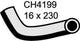MACKAY HEATER HOSE TOYOTA LANDCRUISER CH4199