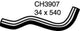 MACKAY RADIATOR HOSE LOWER GALANT 1.6L CH3907