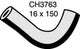MACKAY HEATER HOSE MITSUBISHI PAJERO 3.2 TD CH3763