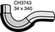 MACKAY RADIATOR HOSE LOWER - NISSAN NAVARA ZD30 CH3743