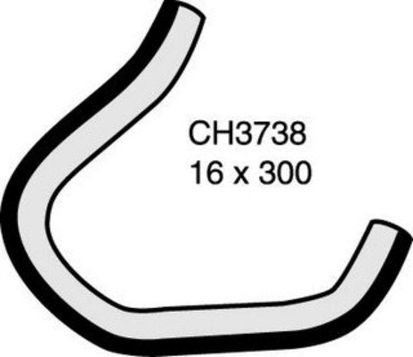 MACKAY HEATER HOSE TOYOTA LANDCRUISER PRADO 3.0L DIESEL CH3738