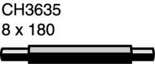 MACKAY HEATER HOSE HOLDEN NOVA LF 1.6L CH3635