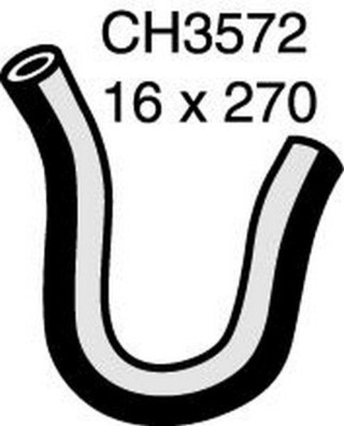 MACKAY HEATER HOSE HOLDEN RODEO 2.2L C22NE CH3572
