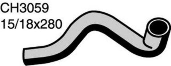 MACKAY HEATER HOSE I/LET NISSAN TERRANO 2.4L 97-00