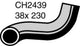 MACKAY RADIATOR HOSE UPPER CH2439