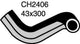 MACKAY MERCEDES-BENZ RADIATOR HOSE UPPER CH2406