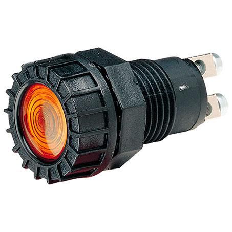 Narva Pilot Light Incandescent Amber 12V Screw on Terminals