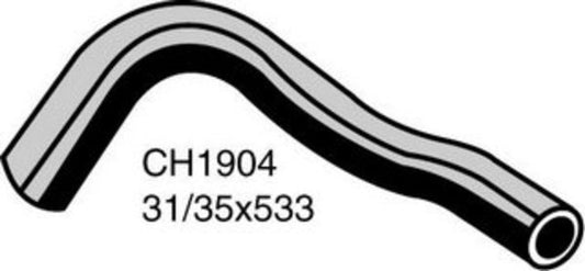 MACKAY Radiator Lower Hose VOLVO 740 2.3L I4 PETROL - Manual & Auto CH1904