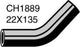 MACKAY Heater Hose JAGUAR XJ6 CH1889