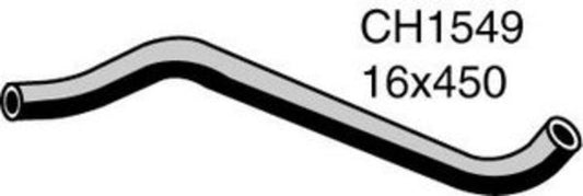 MACKAY Heater Hose HOLDEN NISSAN PULSAR N12 - 1.5L I4 PETROL CH1549