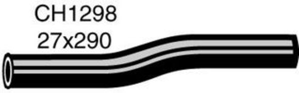 MACKAY BOTTOM HOSE RADIATOR OUTLET TO THERMOSWITCH