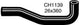 MACKAY RADIATOR HOSE UPPER HONDA CIVIC 1500 CH1139