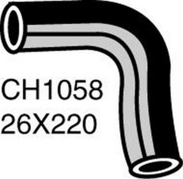MACKAY TOP HOSE MAZDA B1600 NA 1.6L 8V 71-85