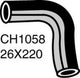 MACKAY TOP HOSE MAZDA B1600 NA 1.6L 8V 71-85