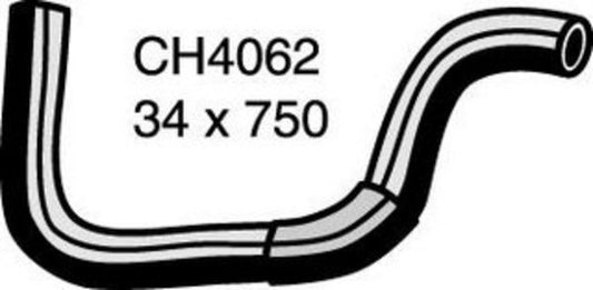 MACKAY BOTTOM HOSE MITSUBISHI TRITON 4WD 4M40 2/03-05