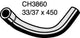 MACKAY BOTTOM HOSE ENG SIDE TOYOTA ESTIMA 91-96